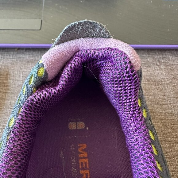 Merrell Mix Master Move Glide Trail Running Shoes Womens SZ 7 Granite Purple - Picture 8 of 9
